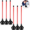 Domensi 6 Pcs Toilet Plunger Bulk Heavy Duty Rubber Plug