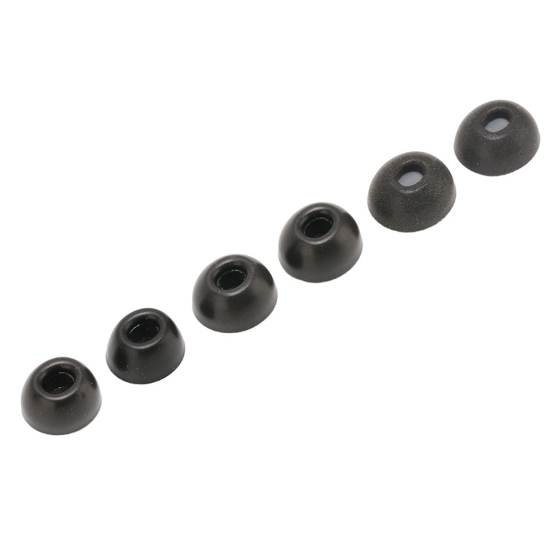 6pcs Eartips Replacement Noise Isolation Soft Slow Rebound Foam Ear