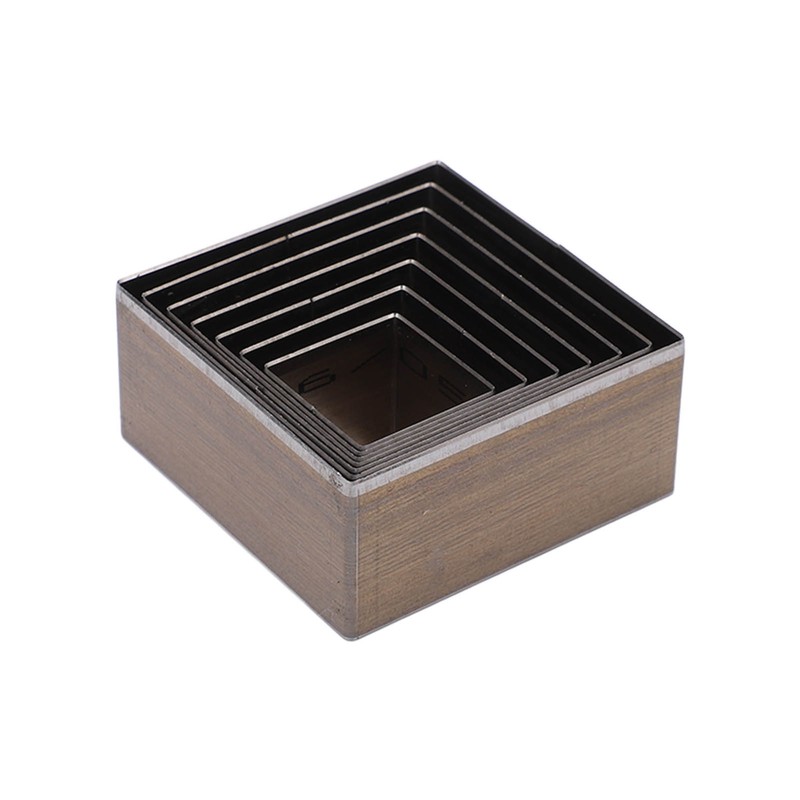 7Pcs Hollow Punch Cutter Squared Design High Carbon Steel Multipurpose