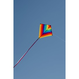 In the Breeze Rainbow Stripe Diamond Kite, 30",3176