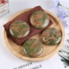 mookaitedecor Reiki Round Shape Polished Crystal Massage Stone for Anxiety