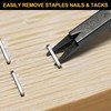 ALIMTEE Updated Upholstery Staple Remover, Staple Remover, Staple Puller,Tack Lifter