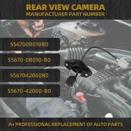 Dasbecan 86267AJ10B Rear View Back Up Camera with Bracket Compatible with Subaru Legacy Outback 2010-2014 Replaces 86267-AJ10B 86267AJ10A 86267-AJ10A Reversing Parking Assist Camera