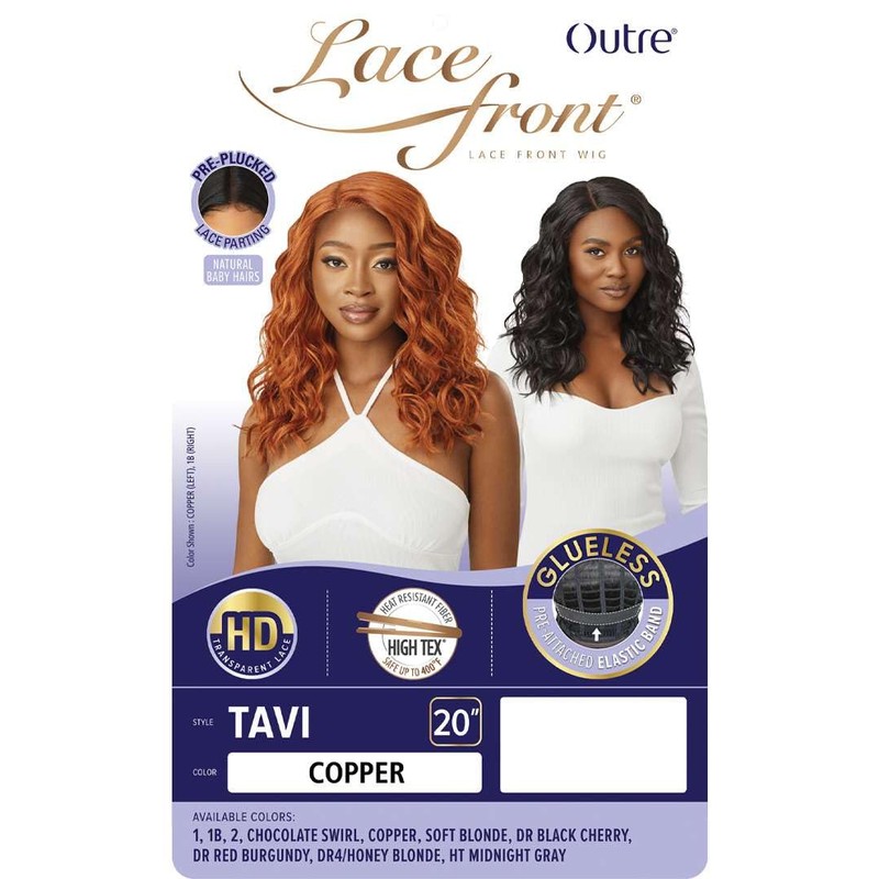 Outre Lace Front Wig - Tavi (HT MIDNIGHT GRAY)