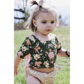 California Tot Non Slip Fully Lined Alligator Faux Leather Bow Hair Clips in Assorted Pack (Organic Set)