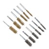 12PCS Bore Brush Copper and Iron 304 Stainless Steel Bristles