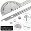 Angle Protractor Angle Finder Ruler Two Arm Stainless Steel Protractor