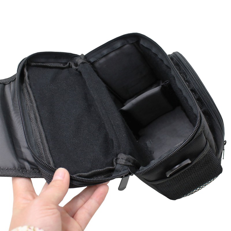 Black Camera Bag Oxford Cloth 18x11x16cm Camera Case Shoulde Handheld