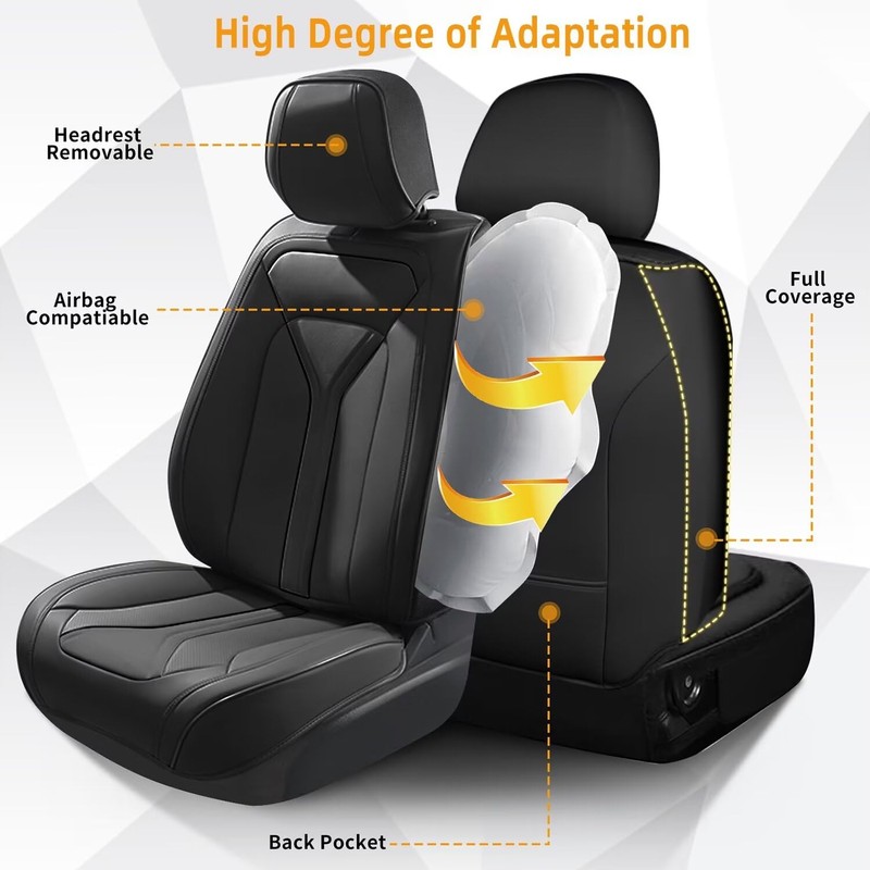 RAWAKORW Car Seat Covers Fit for Chevy Traverse 2018-2025 2026