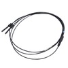 2PCS Fiber Optic Sensor 0‑46mm Detection Distance Tube Reflective Optical