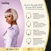 Sensationnel Empire bob humanhair wig - bubble cut face framing