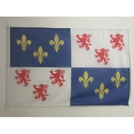 AZ FLAG Picardy NAUTICAL Flag 18'' x 12'' - French region of Picardie flags 30 x 45 cm - Banner 12x18 in for boat