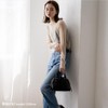 VITAFELICE Round Zipper 2-Way Mini Handbag for Women inb-10160p, Black,