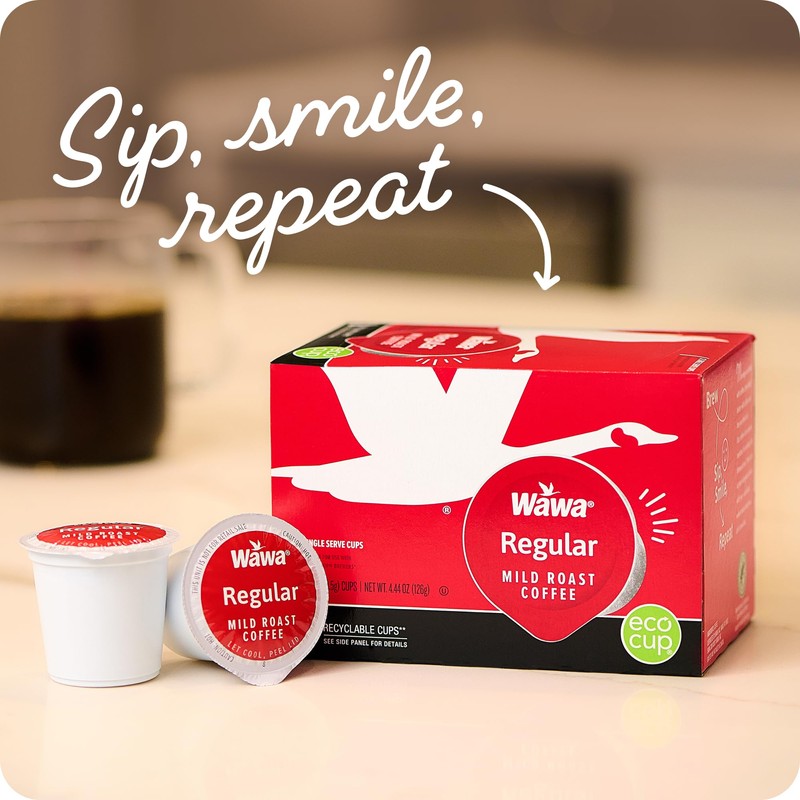 Wawa Mild Roast Single Cup Coffee Pods, 12 Pods, 1