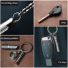 MecArmy Key Rings Split Ring Titanium Small Key Ring Jump