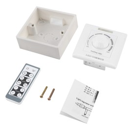 LED Dimmer Switch Light Dimmer Remote Control PC LED Light Dimmer Switch Brightness Control IR Remote Control 200W (220V)