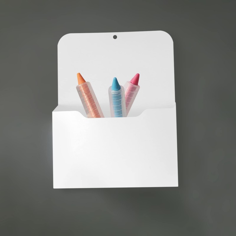 KJKVIVH 3 Pack Magnetic File Holder, Size Refrigerator Storage Pocket