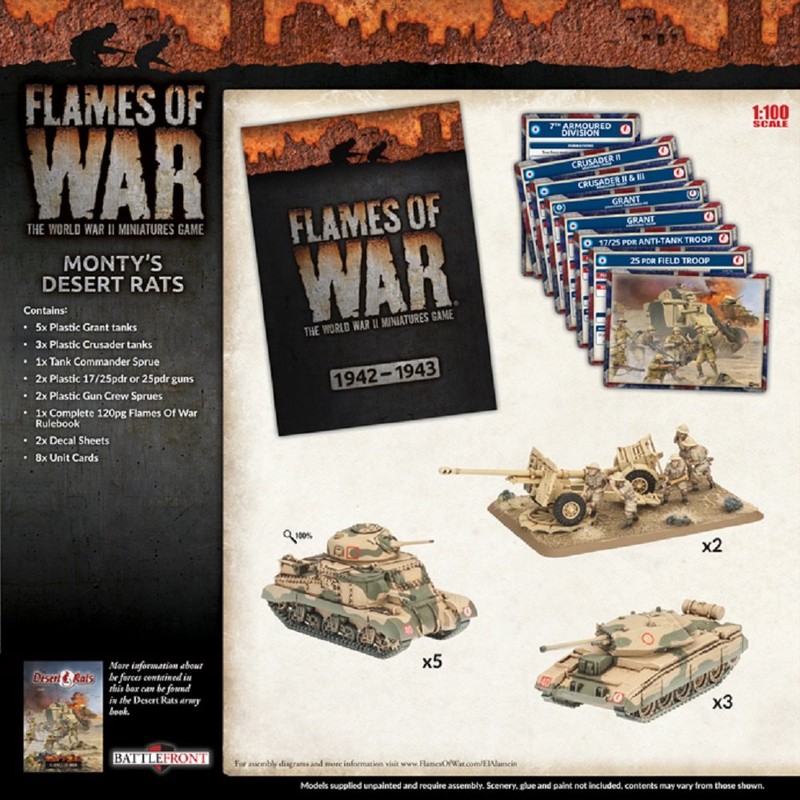 Battlefront BRAB09 Flames of War - British Monty's Desert Rats