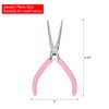 HARFINGTON Needle Nose Pliers 5" Mini Jewelry Pliers with Non-slip