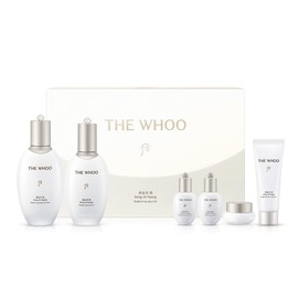 THE WHOO Gong Jin Hyang Brightening Skincare Set | Complete Brightening & Tone-Improving Routine with Niacinamide, Pearl Extract, and Acetyl Glucosamine