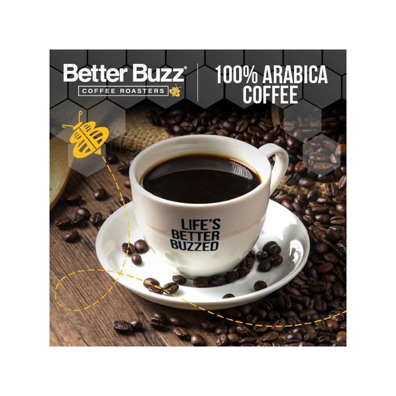 Better Buzz Decaf Espresso Dark Roast Whole Bean Coffee 12oz.,