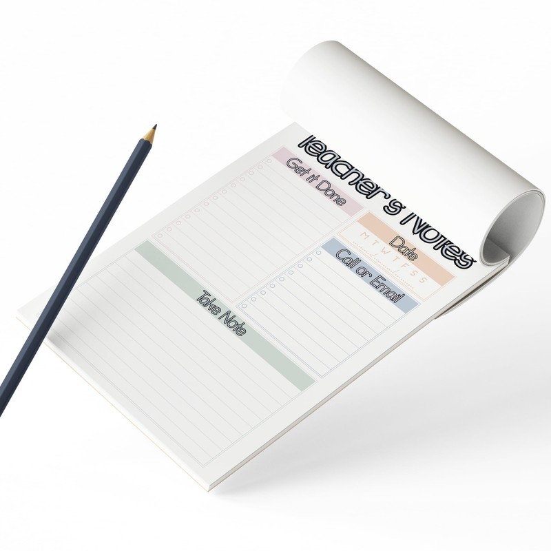 Reskid 2 Pack | Teacher Notepad | Teacher Appreciation Gifts