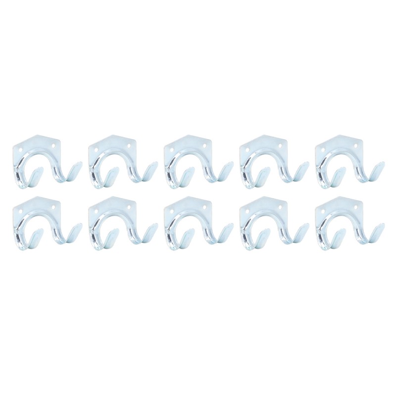 25Pcs Storage Hook Galvanized Steel Tool Hanging Accessory Set Kit