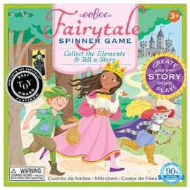 eeBoo: Fairytale Spinner, Collect The Elements & Tell a Story, Create Your Own Story as You Play, for 2 to 4 Players, for Ages 5 and up