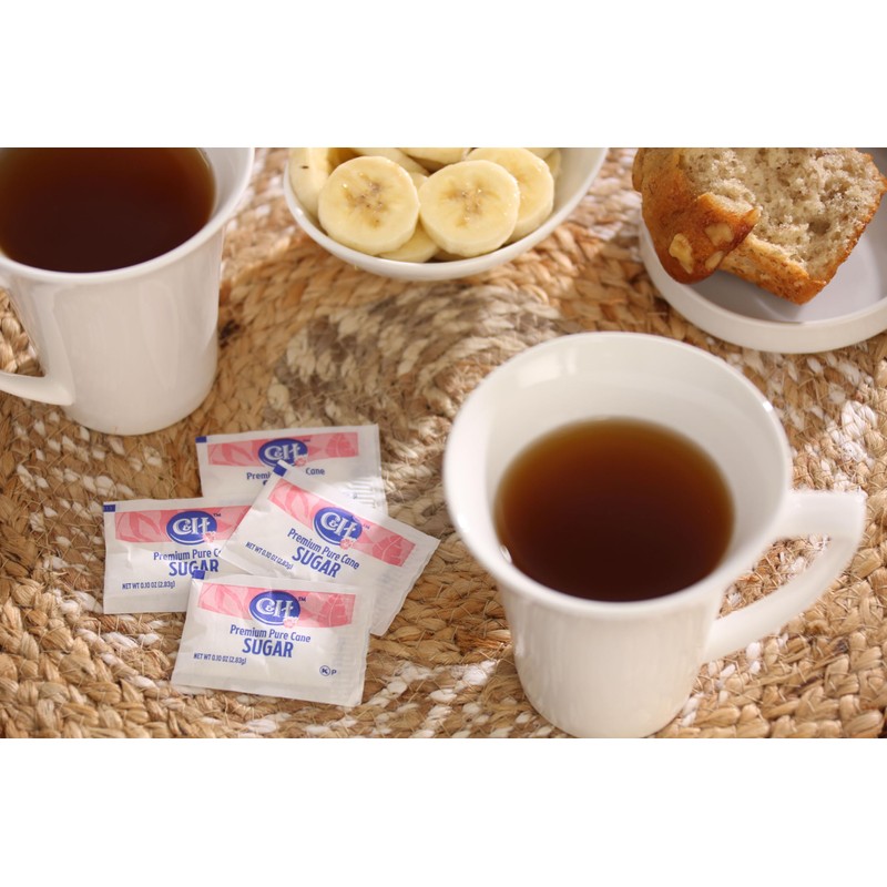 C&H Premium Pure Cane Sugar Packets, 0.10 Ounce (2.8 Gram)
