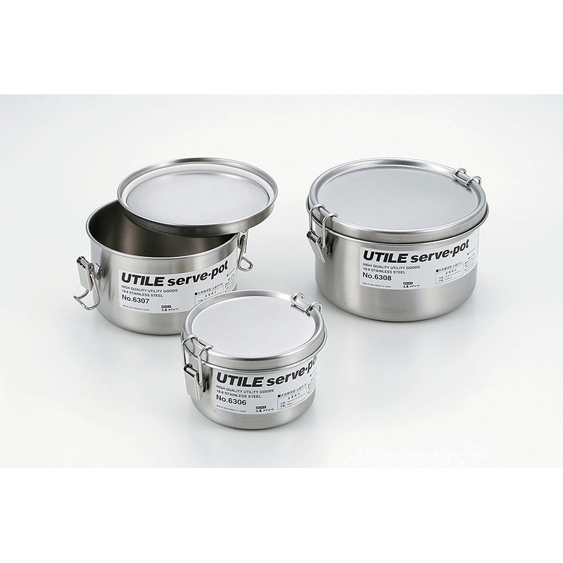 Kobo Aizawa Round Container, Deep Type, With Clasp M 6307