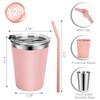 Vermida Kids Cups with Straws and Lids Leak Proof, 12oz