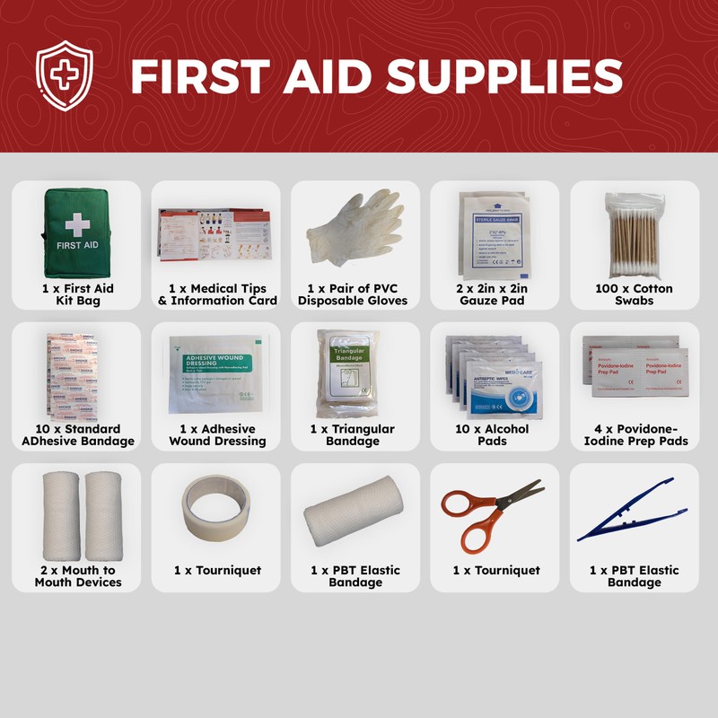 2 Person Emergency Kit/Survival Backpack for 72 Hours for Natural