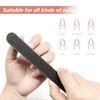 20 Pack 100/180 Grit Nail Files, Black Professional Reusable Emery