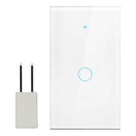 MOYAC Interruptor Inteligente Wi-fi De 1 Vías Blanco Sin Neutro