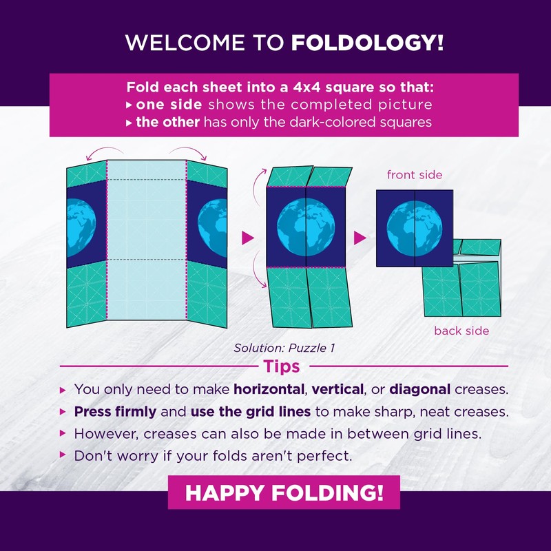 FOLDOLOGY - The Origami Puzzle Game! Brain Teasers for Tweens,