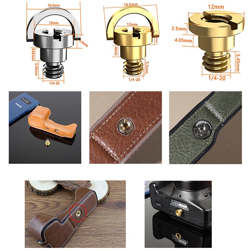 1/4" Screw Camera Fixing Screw Camera Case TP Screw with