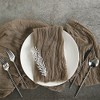 BalsaCircle 5 Natural Cheesecloth Gauze Cotton Dinner Table Napkins Wedding