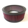 Hot Rod Chrome 6 3/8" Round Washable Element Air Filter