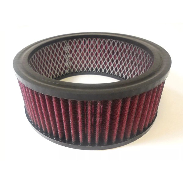 Hot Rod Chrome 6 3/8" Round Washable Element Air Filter