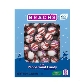Brach's Soft Pepermint Candy, Gluten-Free, Fat-Free, 200 Pieces (Pack of 2)