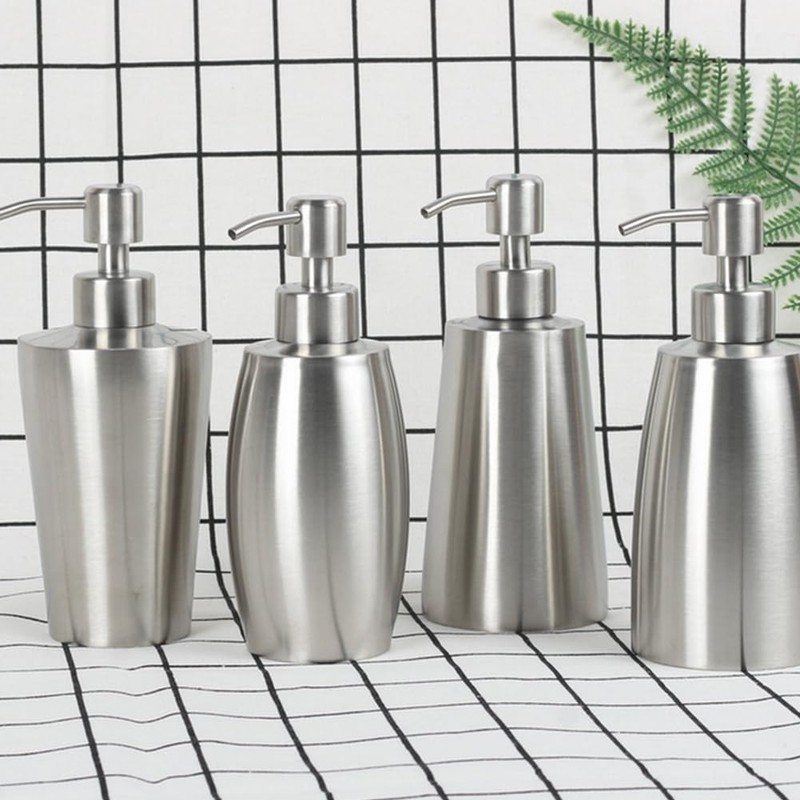2 Pack Soap Dispenser Pump Replacement Stainless Steel Soap Dispenser