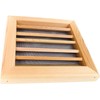 Miller Shingle Square Clear Cedar Vent, Flush Mount - 12