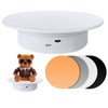 Electric Turntable 360 Degree Rotating Product Photography Display Rechargeable Remote