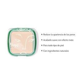 Base de maquillaje en polvo Yuya compacto matificante nude beige 12 g