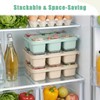 TAABHBU 3 Pack 6 Compartment Snack Containers with Lids, Snack