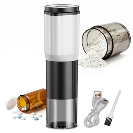 Elfzone Electric Pill Grinder Crusher Portable Pulverizer Medication