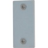 Defender Security U 9520 Edge Filler Plate, 1-Inch, Gray Steel