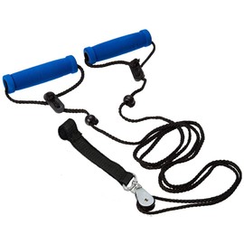 BodyHealt Overhead Shoulder Pulley - Door Exercise Equipment for Back Workout & Arm Exercise. Exercise Pulley Over The Door for Shoulder Rehab. Range of Motion Exerciser & Rehab Pulley System (Strap)