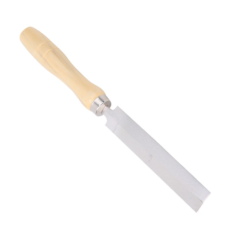 Diamond Rhombic File Wooden Handle Metal Glass Grinding Woodworking Garden