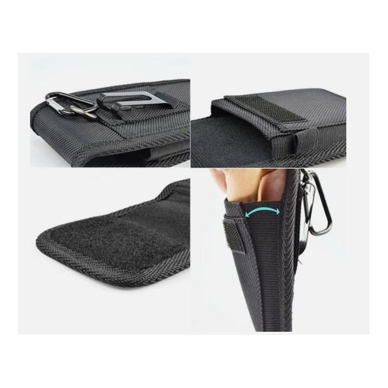 Fastsun Canvas Case Pouch Holster with Belt Clip/Loop for ATT